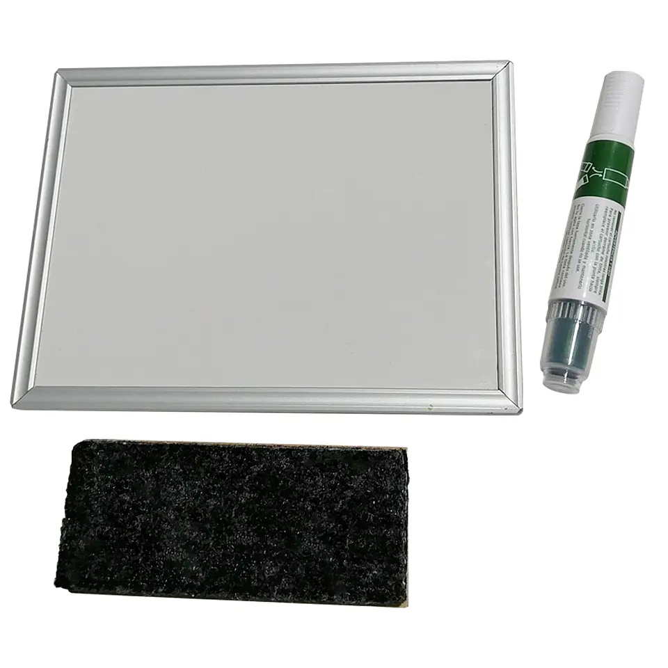 Kit Pizarra Magnética Acrílica 15x20cm  1