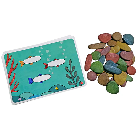 Junior Rainbow Eco Pebbles 36 Unidades