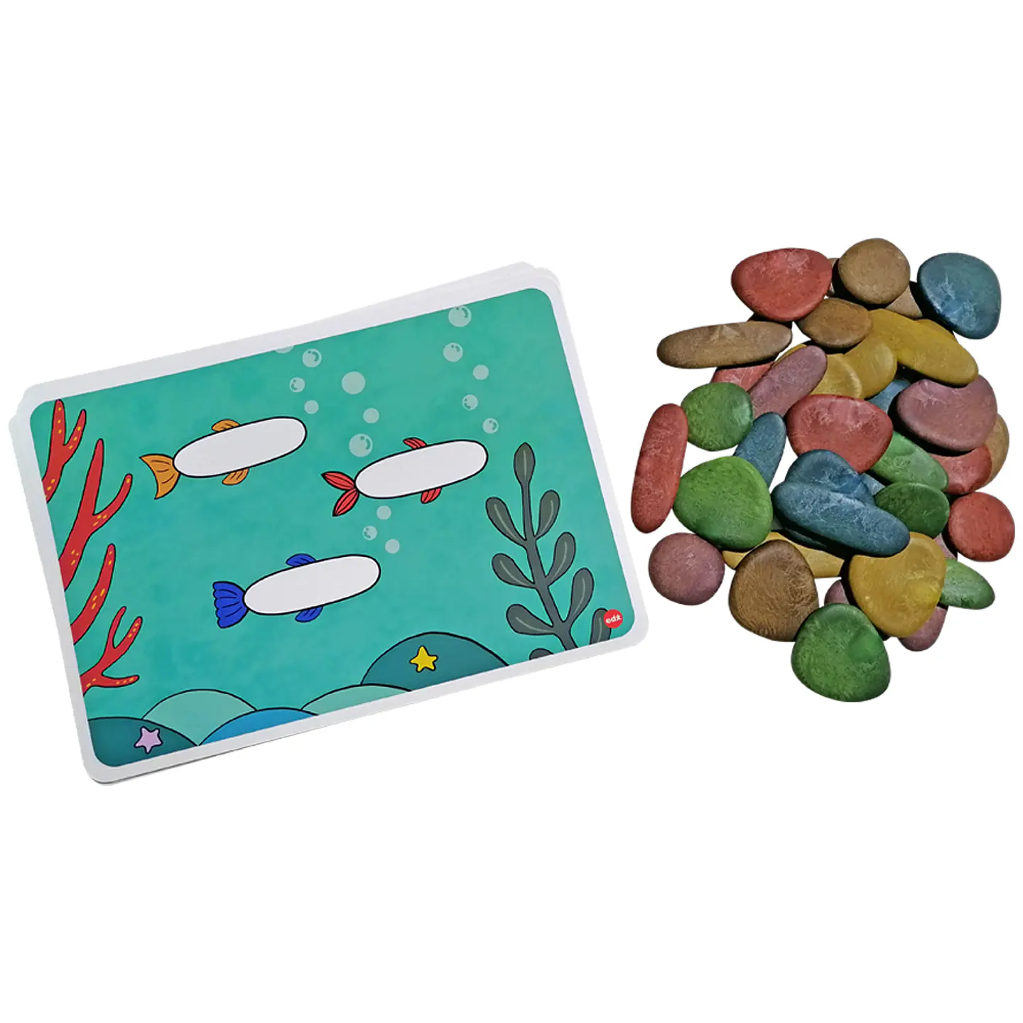 Junior Rainbow Eco Pebbles 36 Unidades 1