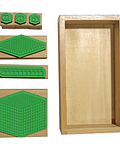 Base 10 Timbres de Madera 6 Unidades