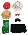 Set Accesorios Disfraces Sombreros