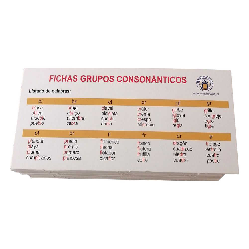 Fichas Grupos Consonánticos