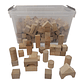 Bloques Construcción de Madera en caja 250un - Miniatura 2