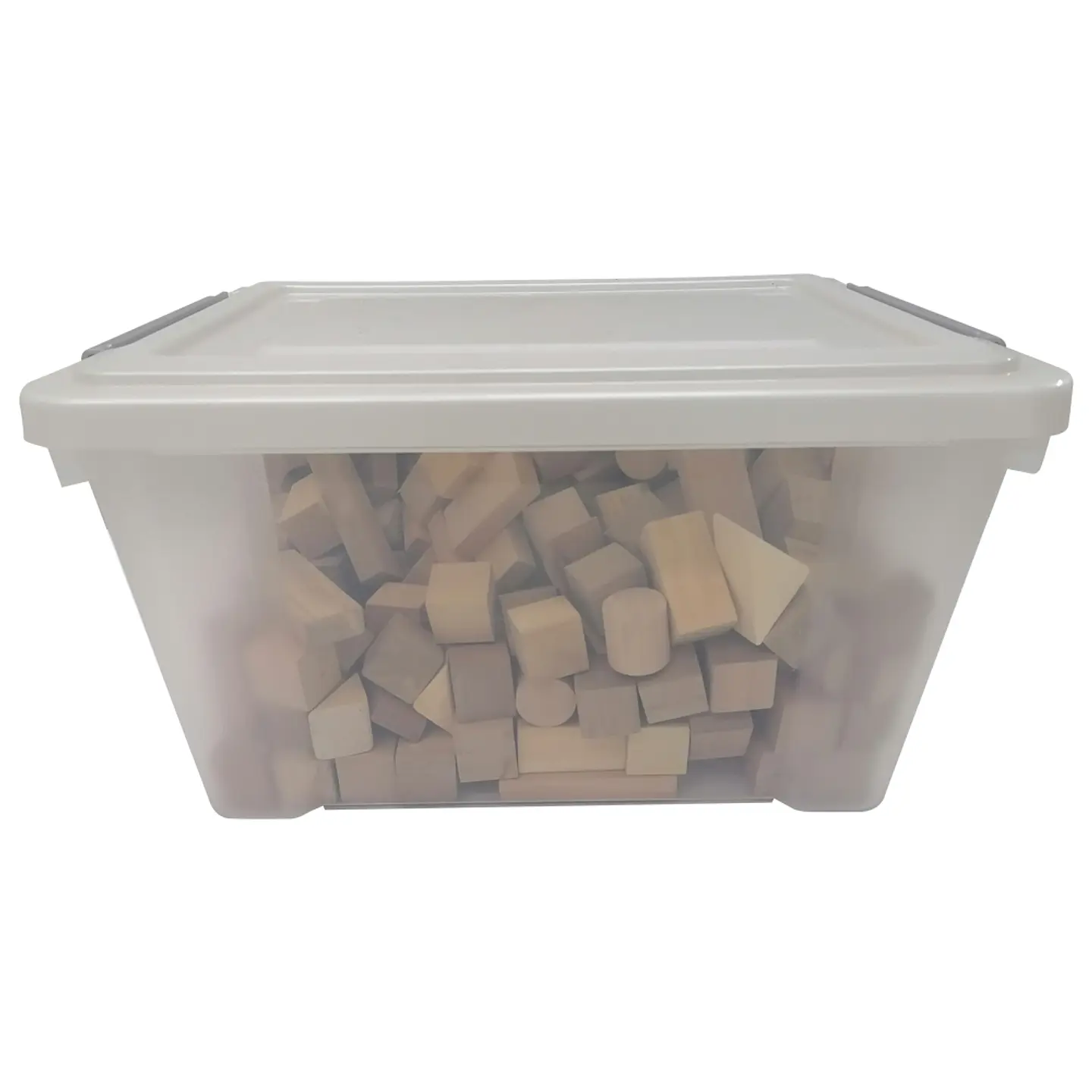 Bloques Construcción de Madera en caja 250un 4