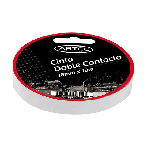 CINTA DOBLE CONTACTO ROLLO 18MM X 10MT 