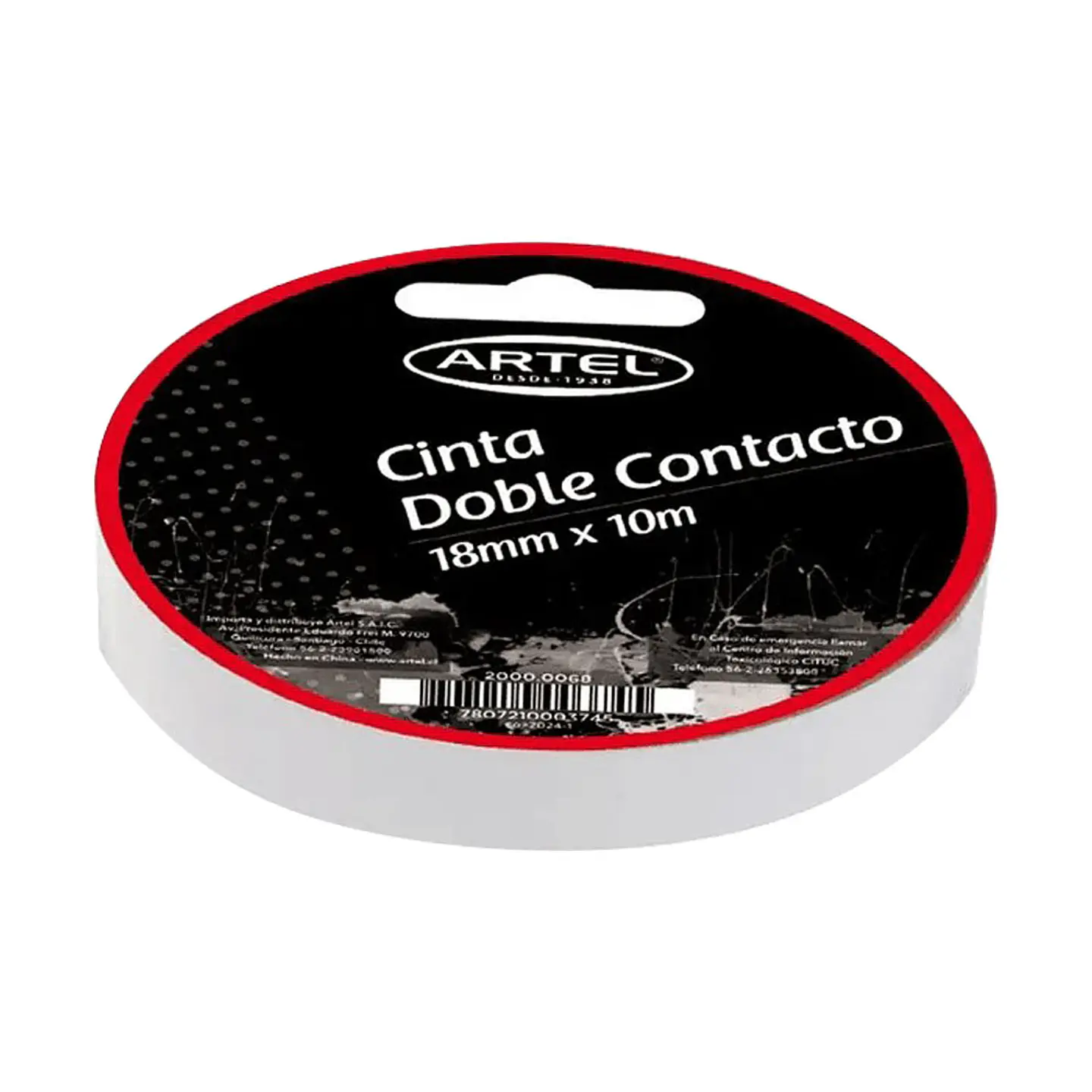 CINTA DOBLE CONTACTO ROLLO 18MM X 10MT  1