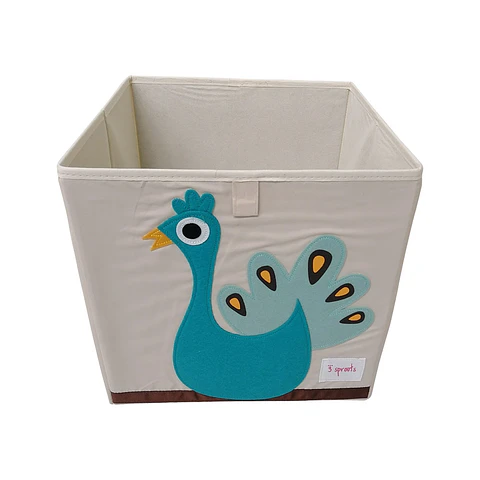 Caja Almacenaje Pavo Real