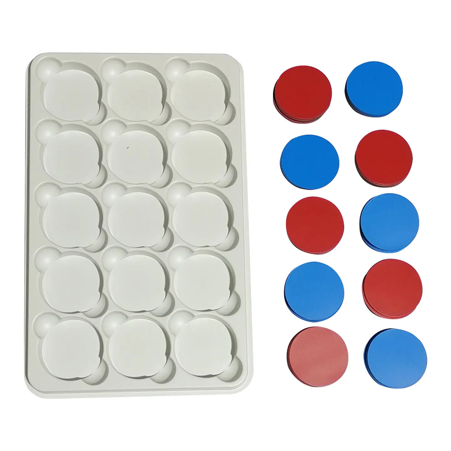 Fichas Magnéticas para Sumar y Restar 100 PCS 1