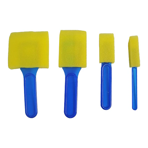 Set de 4 Brochas de Esponja Diferentes Tamaños