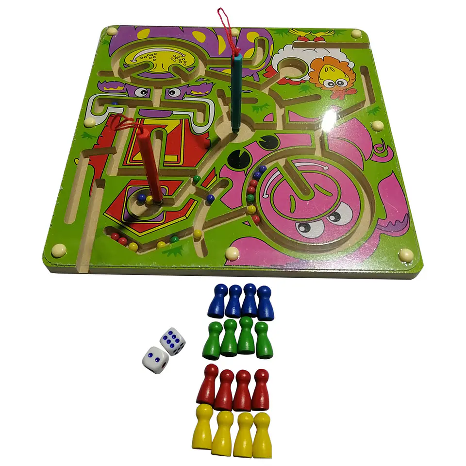 Laberinto Grande y Ludo 2 en 1 2