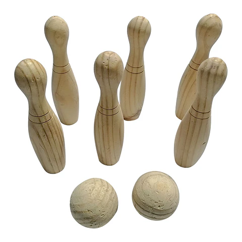 Palitroques de madera 8 pcs