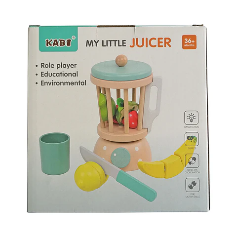 Juguera de Madera con frutas