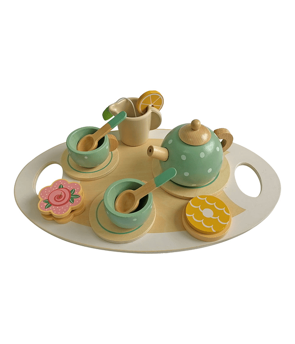 Set de Té de Madera