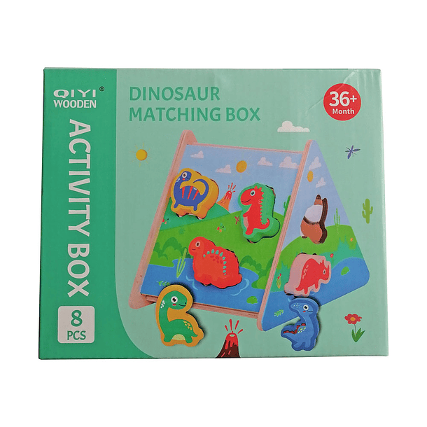 Encaje de Madera Dinosaurio