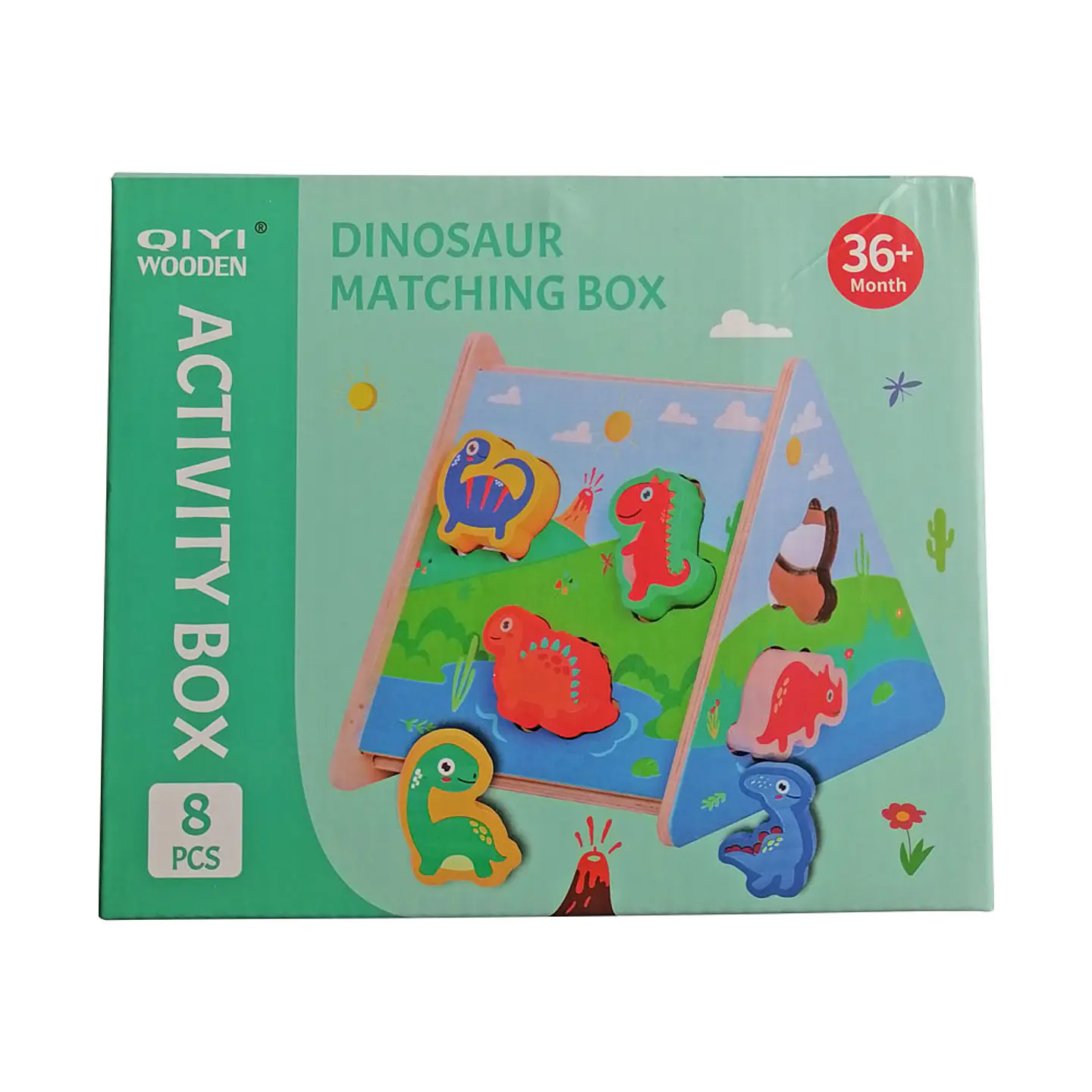 Encaje de Madera Dinosaurio 2