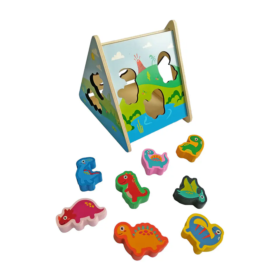 Encaje de Madera Dinosaurio 1
