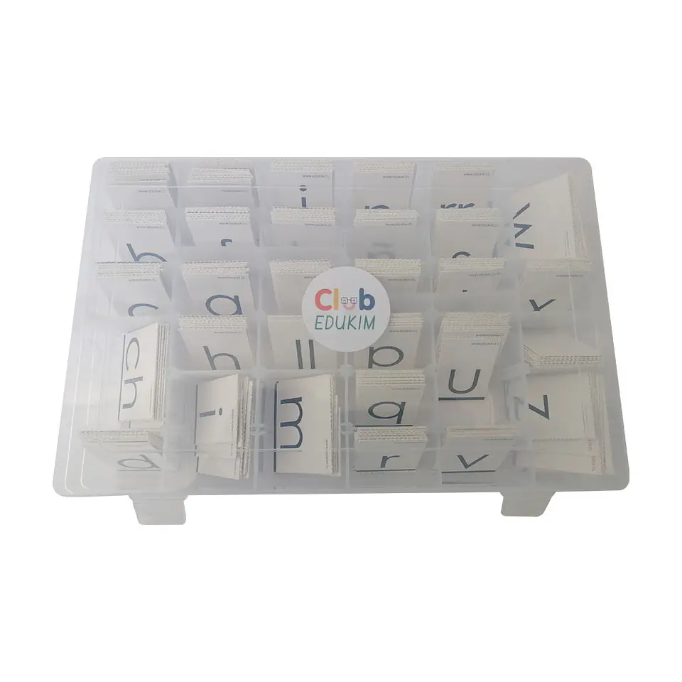 Set Letras Móviles en Caja Plástica 1
