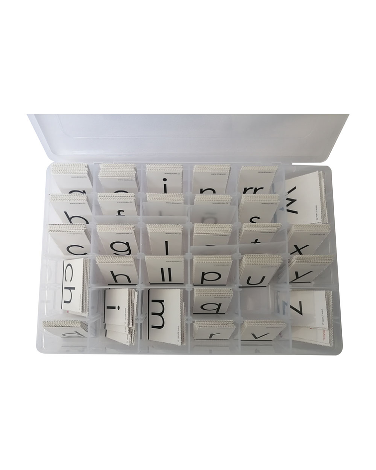 Set Letras Móviles en Caja Plástica