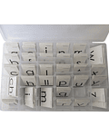 Set Letras Móviles en Caja Plástica