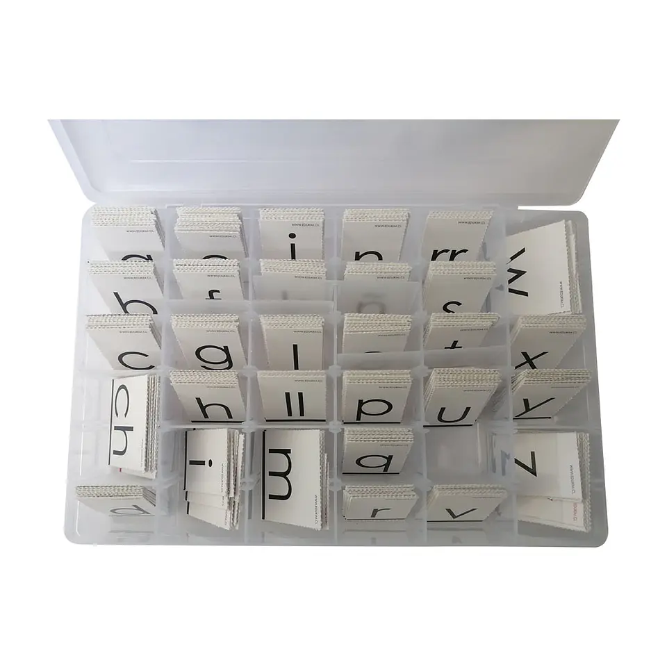 Set Letras Móviles en Caja Plástica 2