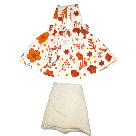 Vestido Verano Rojo para Muñecos 24cm