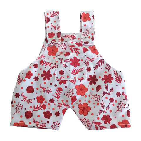 Jardinera Flores Rojas para Muñecos 38cm
