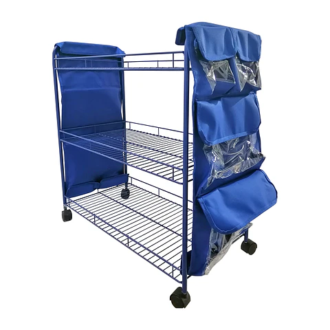 Carrito Multiuso Metálico con Ruedas
