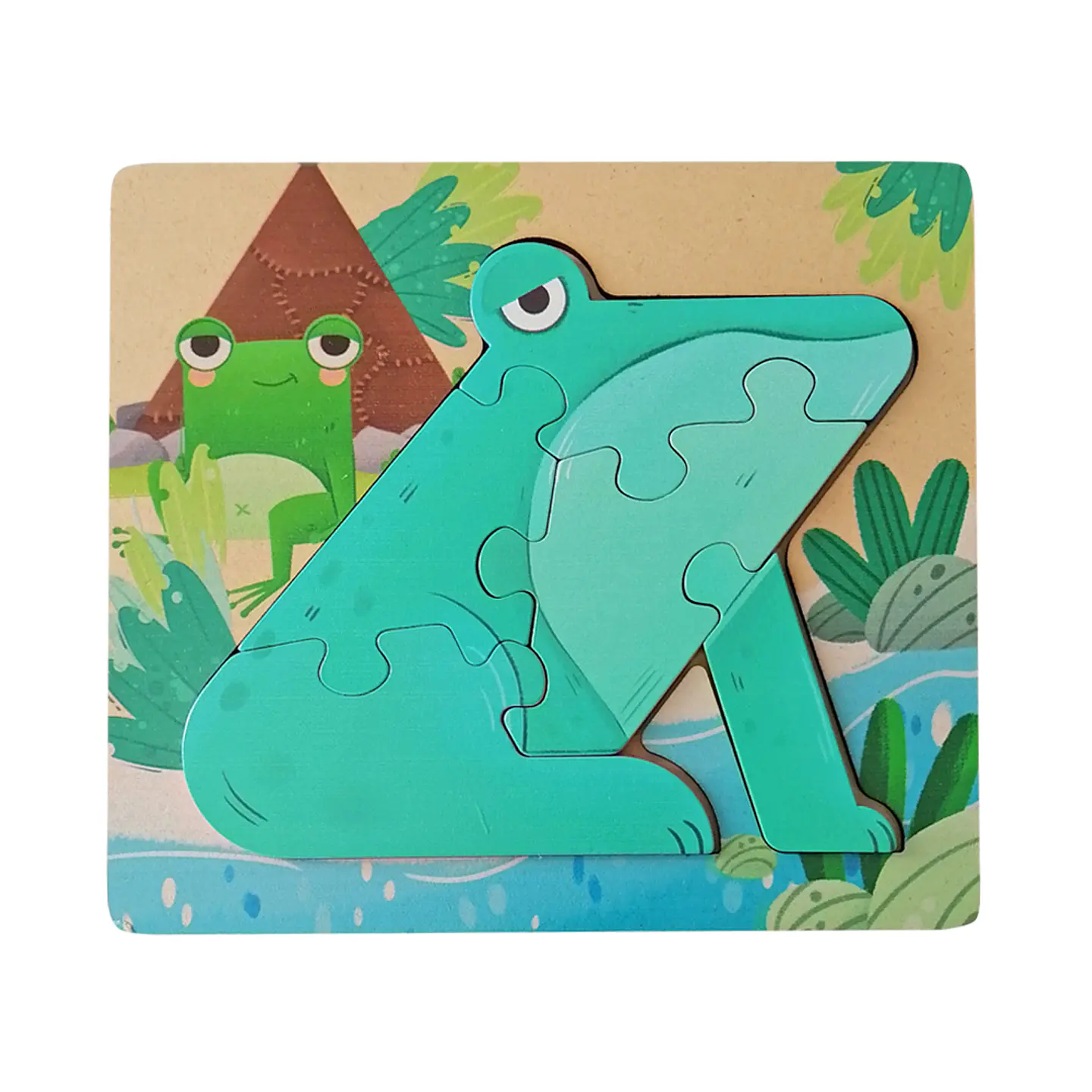 Puzzle Madera 5 Pcs - Rana 1