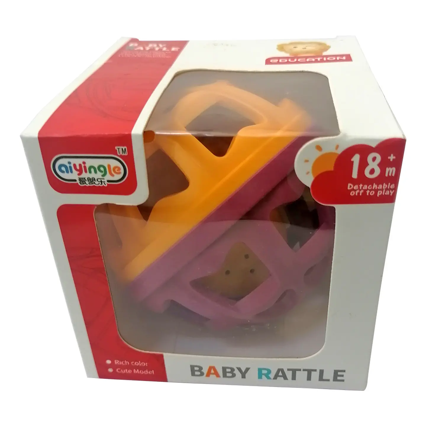 Baby Rattle Pelota Sensorial 2