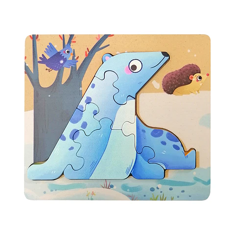 Puzzle de Madera 5 Pcs - Foca