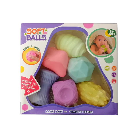  Set de 6 Pelotas Sensoriales