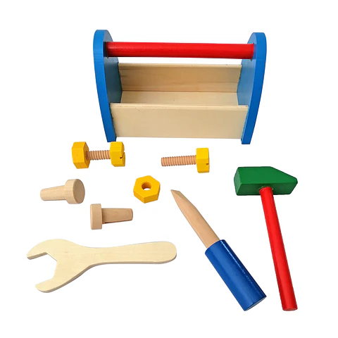 Set de Madera Caja con Herramientas