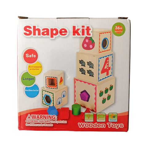 Kit de Cubos de Madera