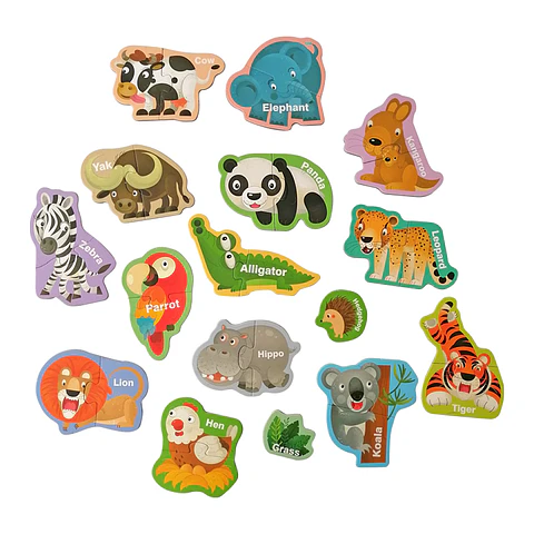 Puzzle Magnético Animales