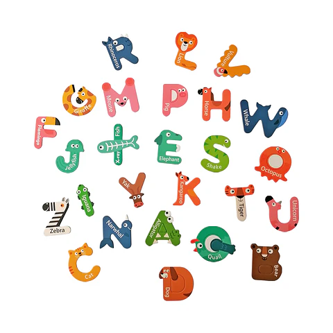 Letras Magnéticas de animales