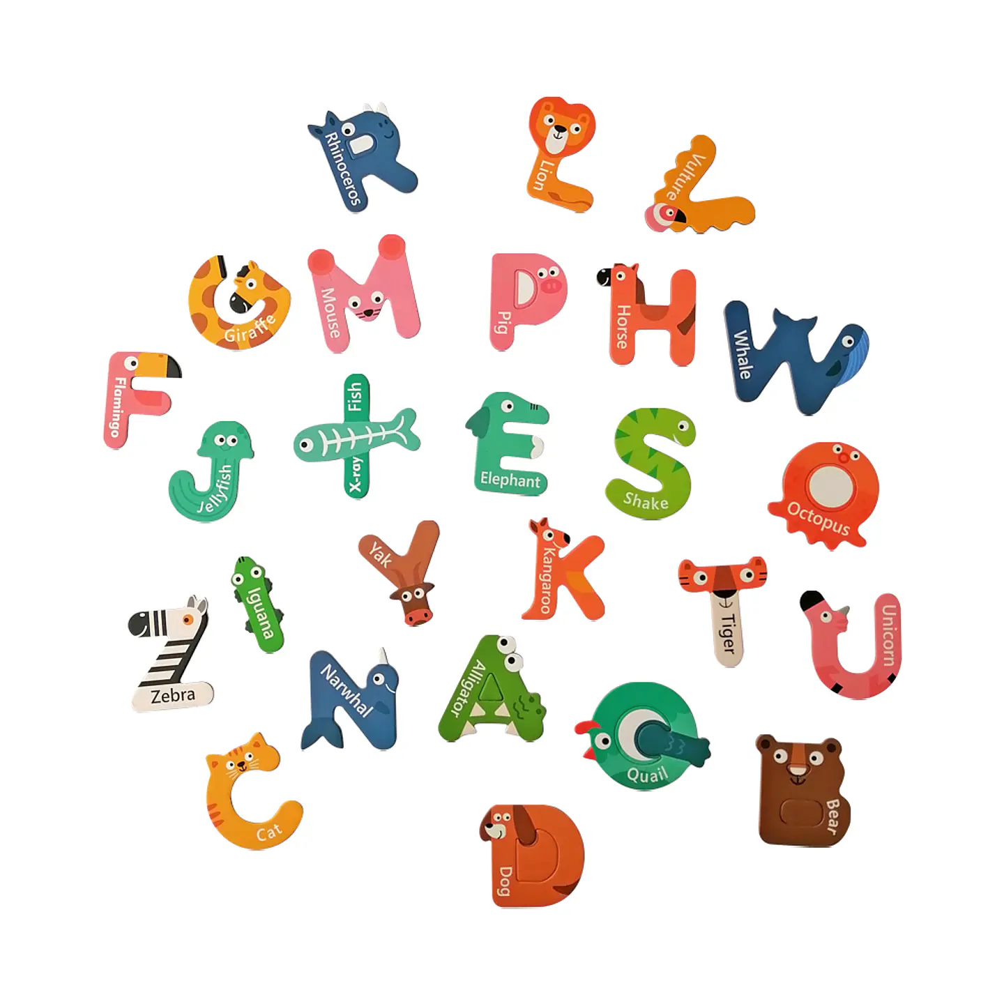 Letras Magnéticas de animales 2