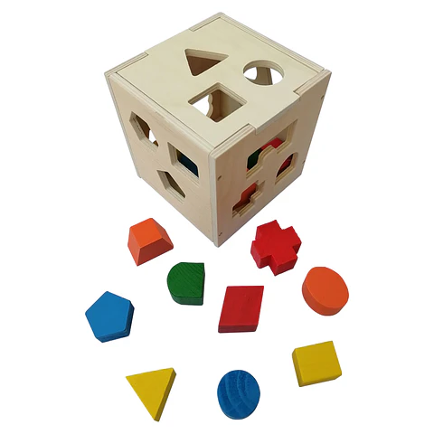 Cubo de Encaje Figuras Geométricas