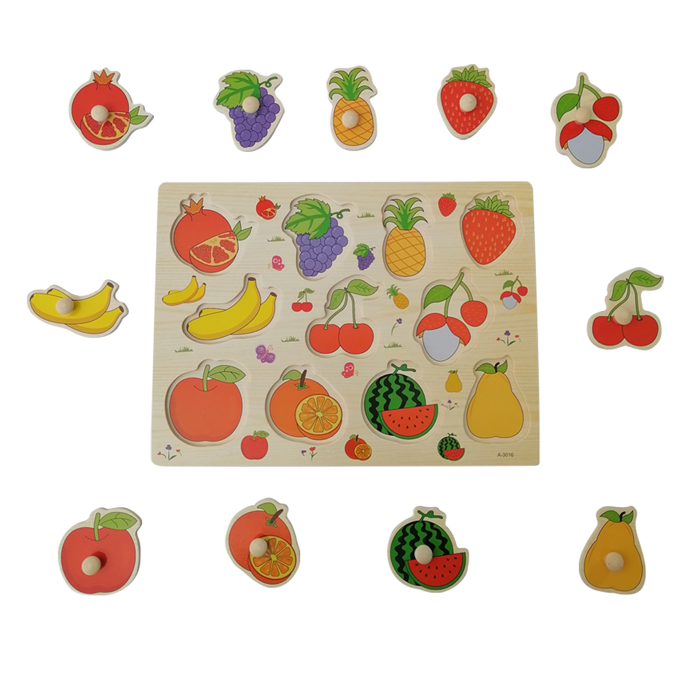 Encaje Botón de Frutas