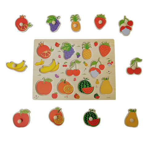 Encaje Botón de Frutas