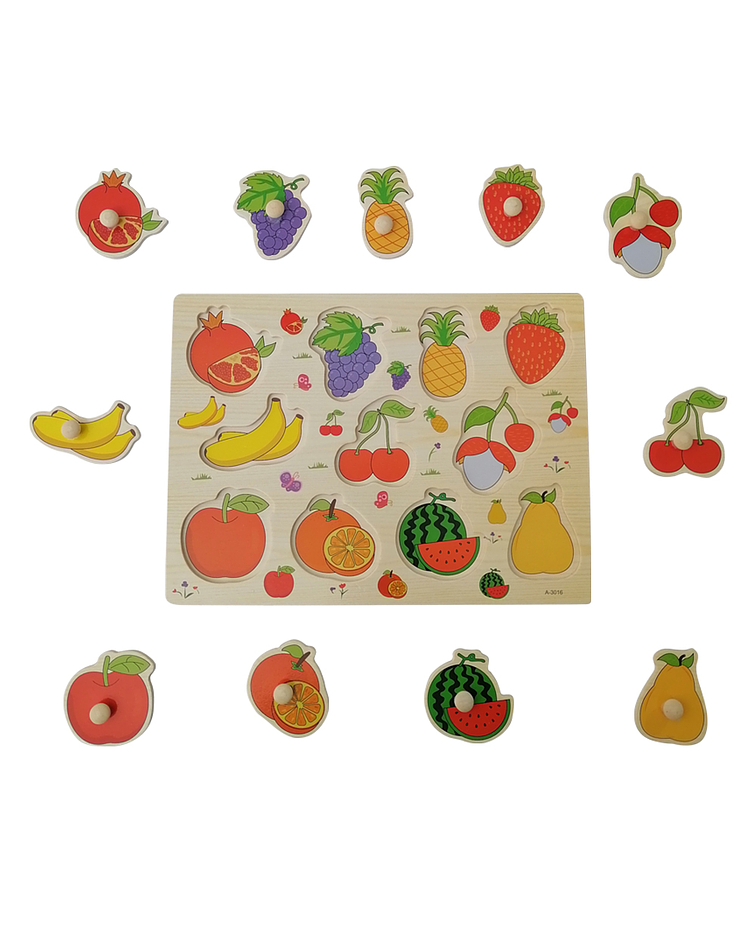 Encaje Botón de Frutas