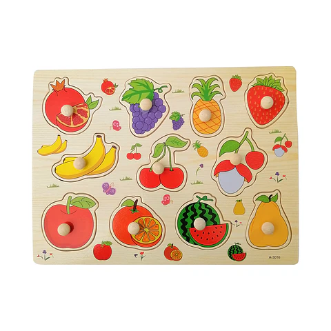 Encaje Botón de Frutas