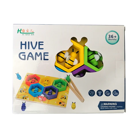 Juego de Madera Abejas de Colores