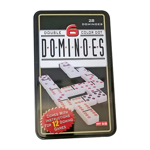Dominó en Caja de Metal