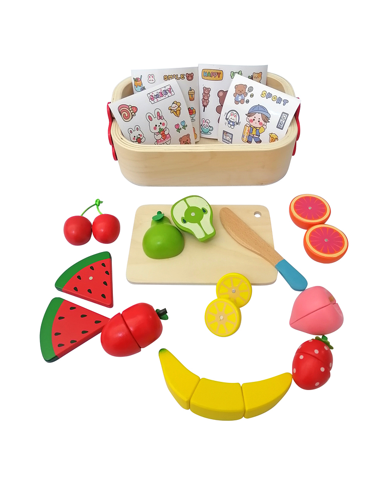 Set Canasto Corta Frutas