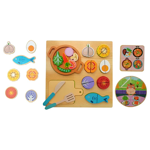 Puzzle Encaje Alimentos