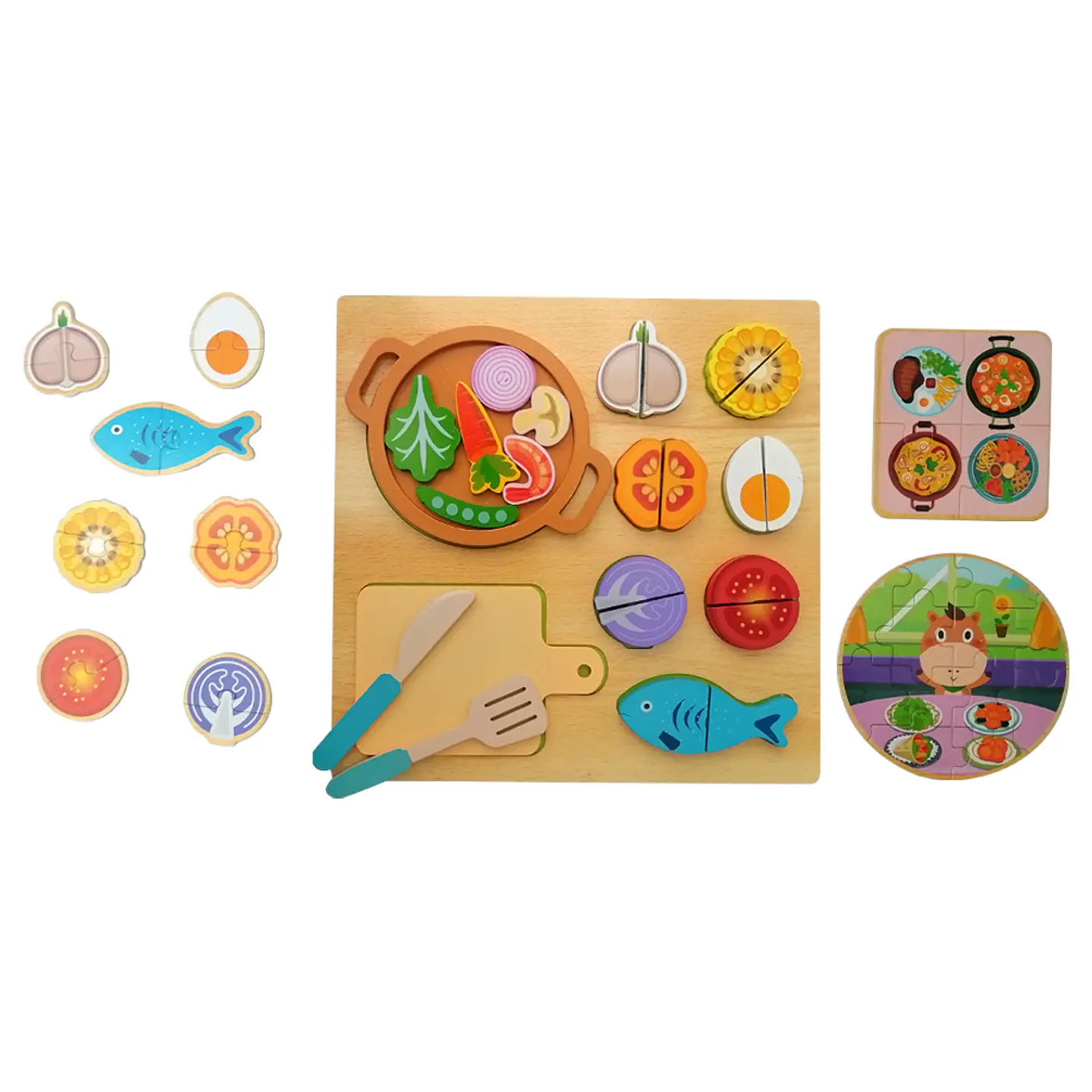 Puzzle Encaje Alimentos 1