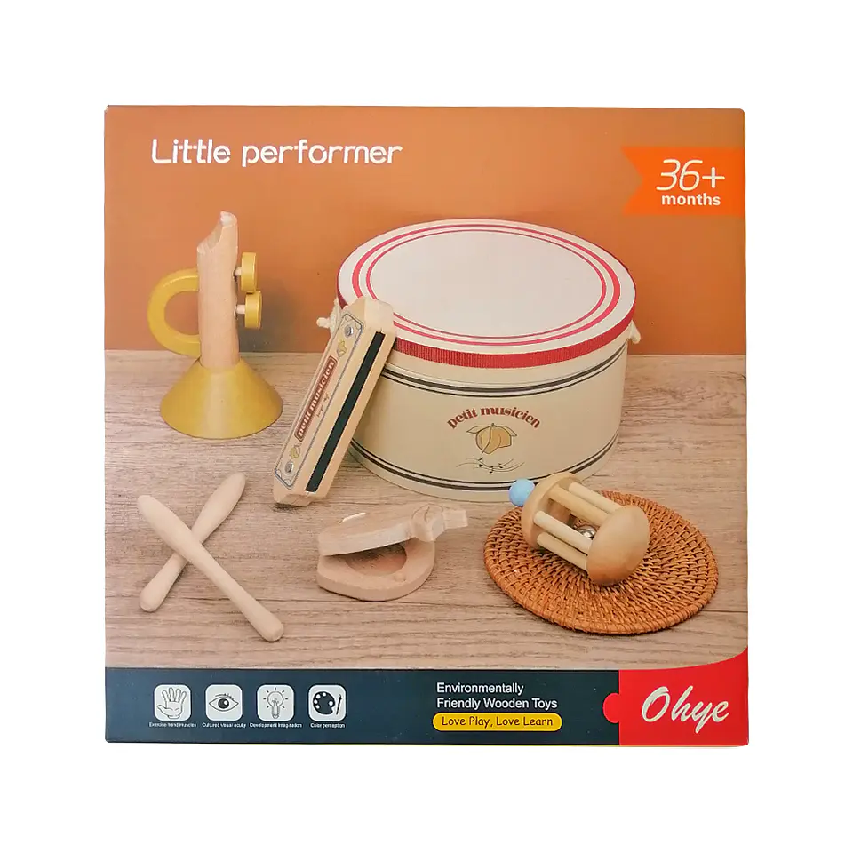 Kit Instrumentos de Madera 2