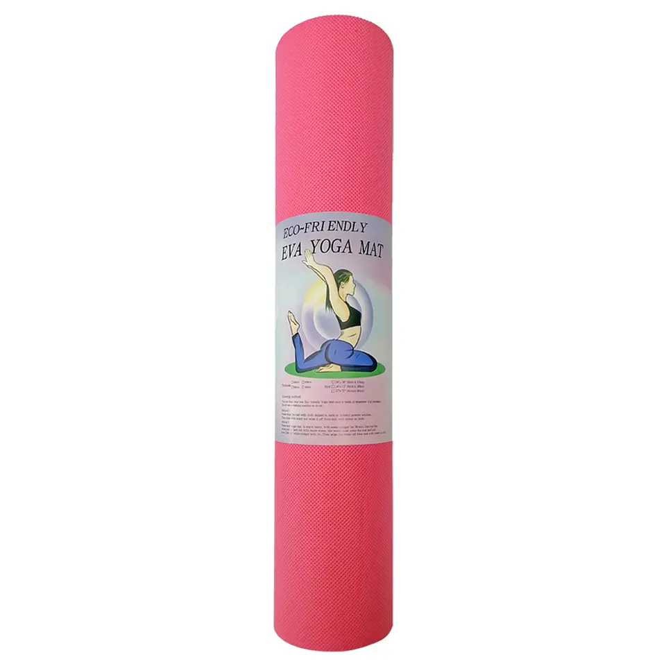 Mat Yoga 60x1,75cm Rosada 1