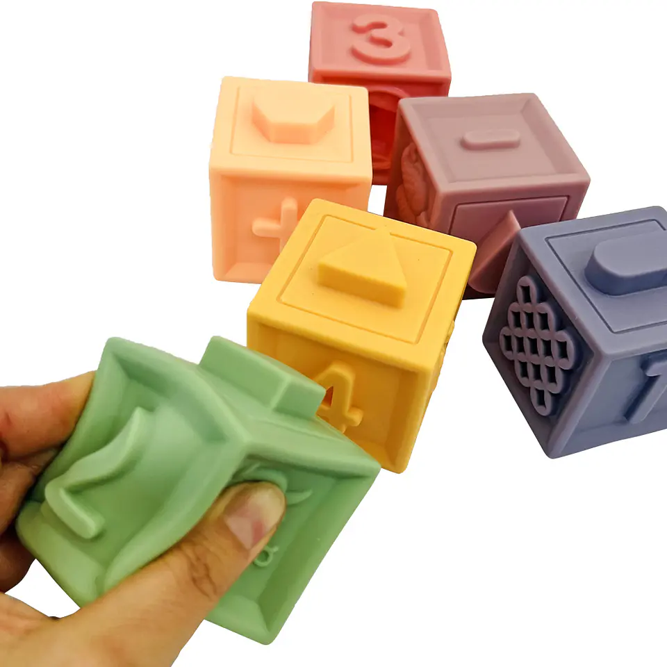 Bloques de Encaje Soft Animales 12 Pcs 3