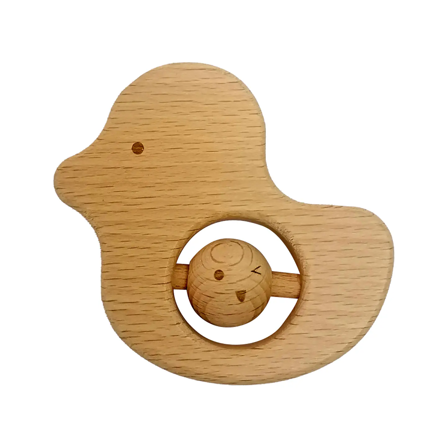 Sonajero de Madera Patito 1